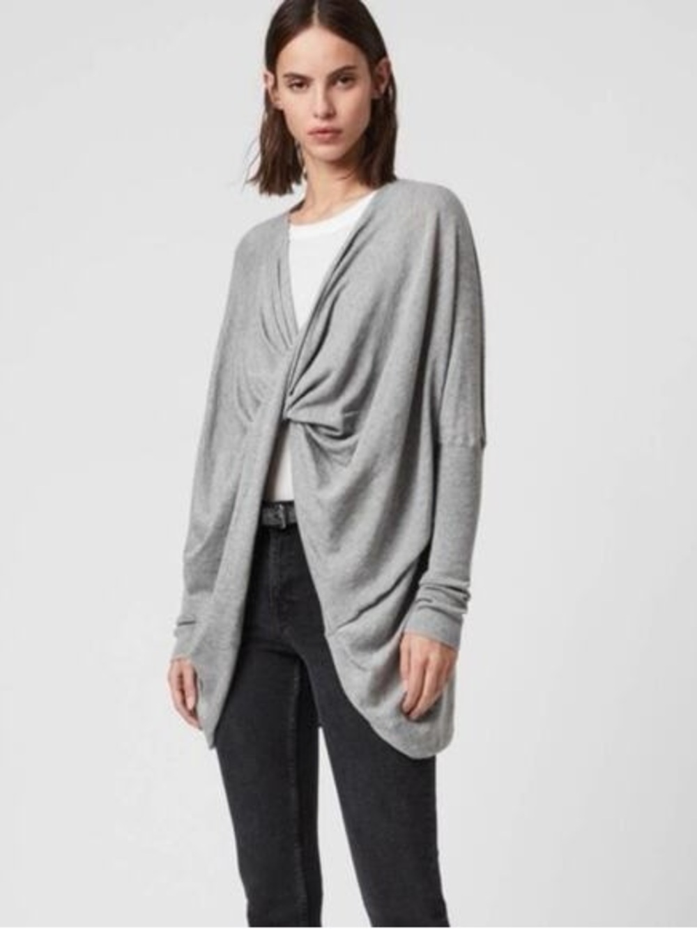 ALL SAINTS Twist Front Shrug